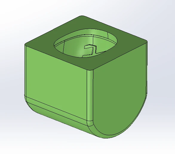 Simulated curved footwear on the robot’s feet